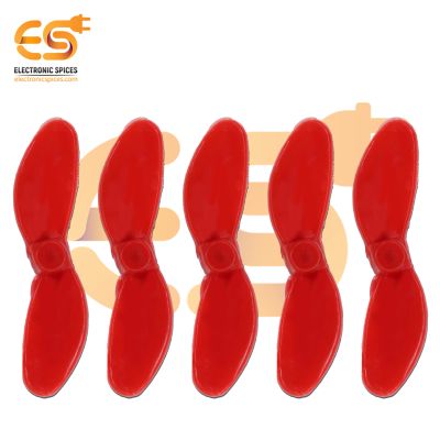 30mm Diameter 2 Blade Nylon Glass Fiber Build Fan Propeller for CCW DC Motor Pack of 50